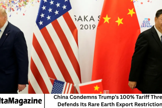 China Condemns Trump’s 100% Tariff Threat, Defends Its Rare Earth Export Restrictions
