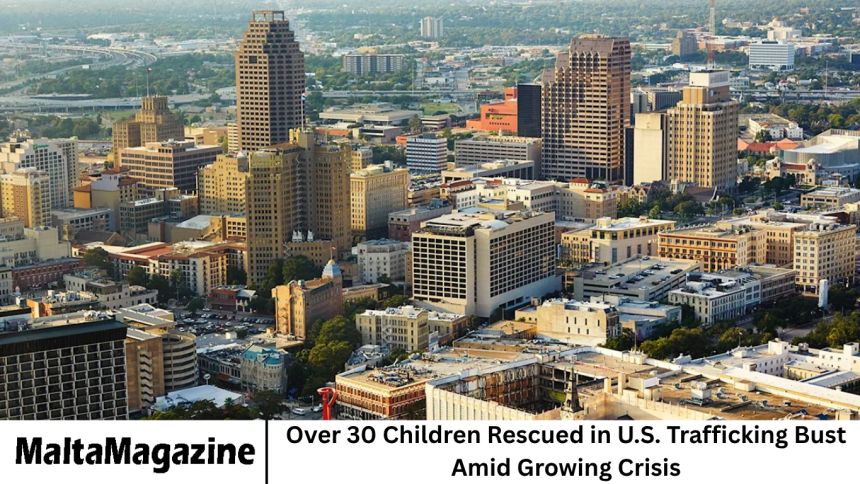 Over 30 Children Rescued in U.S. Trafficking Bust Amid Growing Crisis