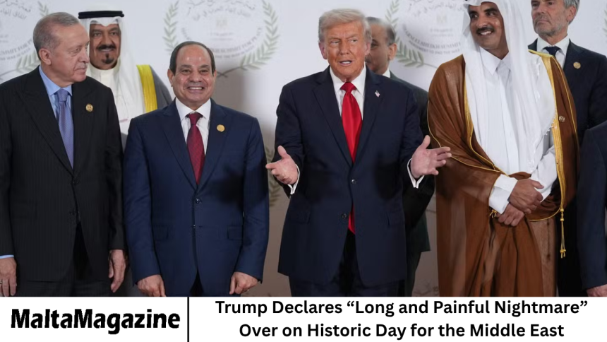 Trump Declares “Long and Painful Nightmare” Over on Historic Day for the Middle East