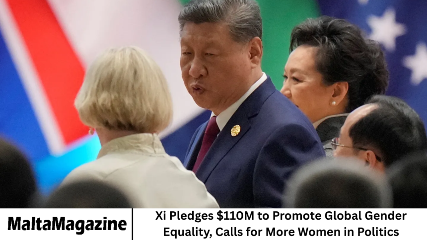 Xi Pledges $110M to Promote Global Gender Equality, Calls for More Women in Politics